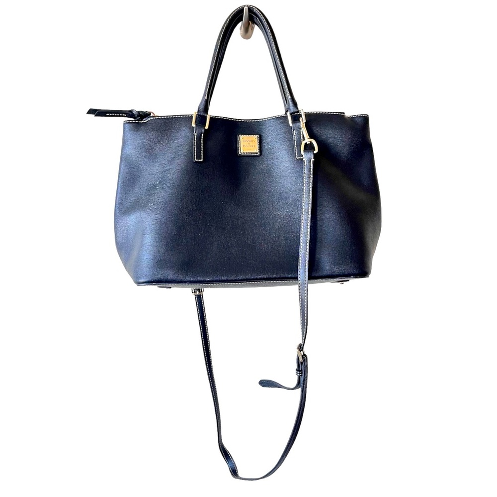 Dooney & Bourke Black Leather Purse - Picture 1 of 12